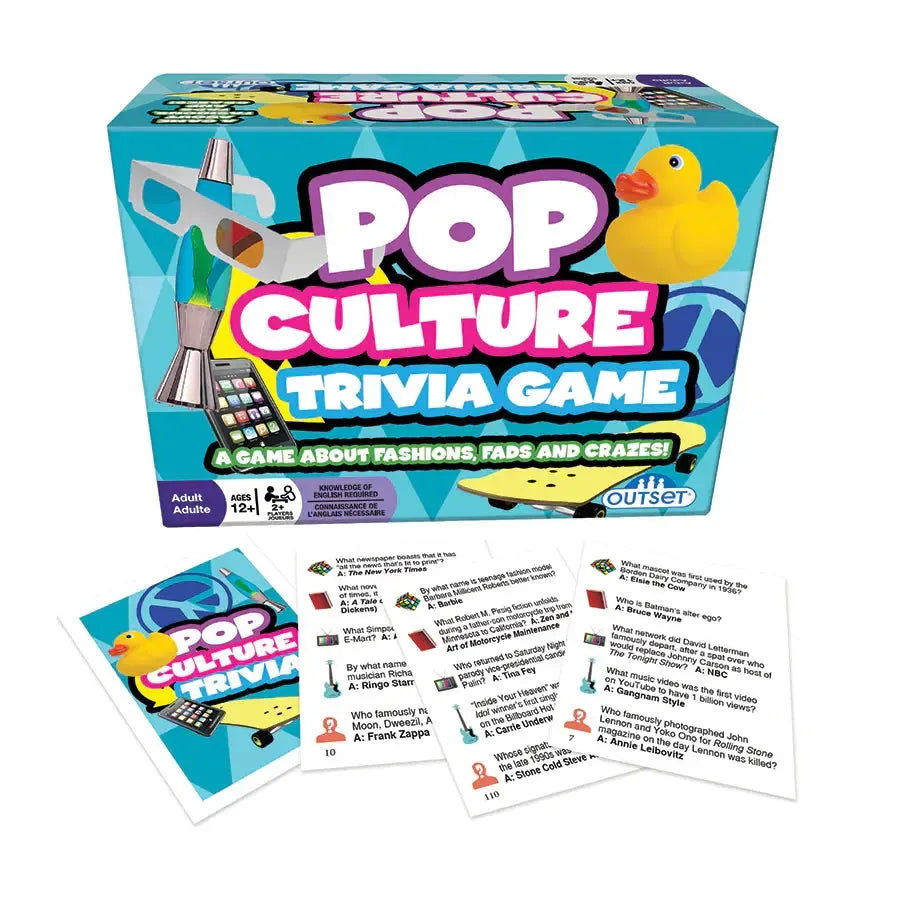 Pop Culture Trivia - A Game About Fashions, Fads & Crazes! - Outset