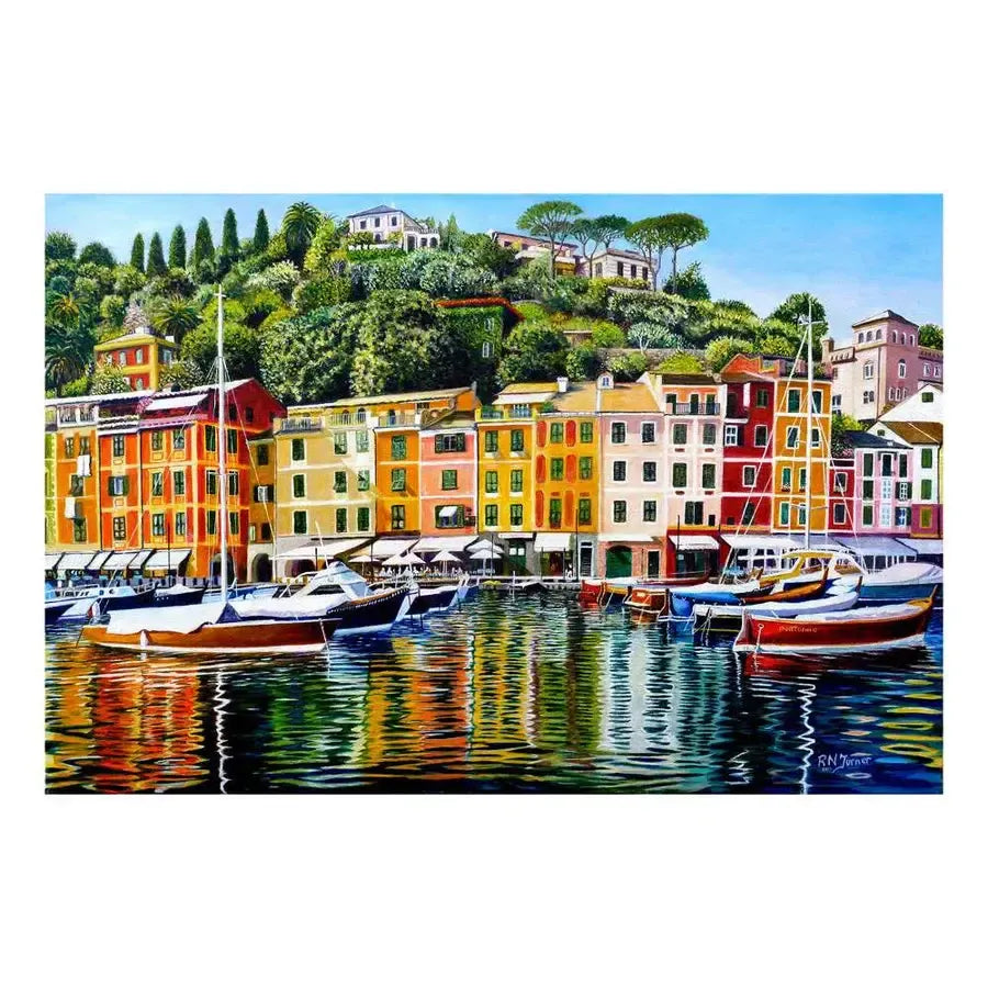 Portofino on Reflection 1000 Piece Jigsaw Puzzle HOP