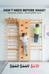 Walnut - 9-in-1 Swedish Ladder Wall Gym and Climber