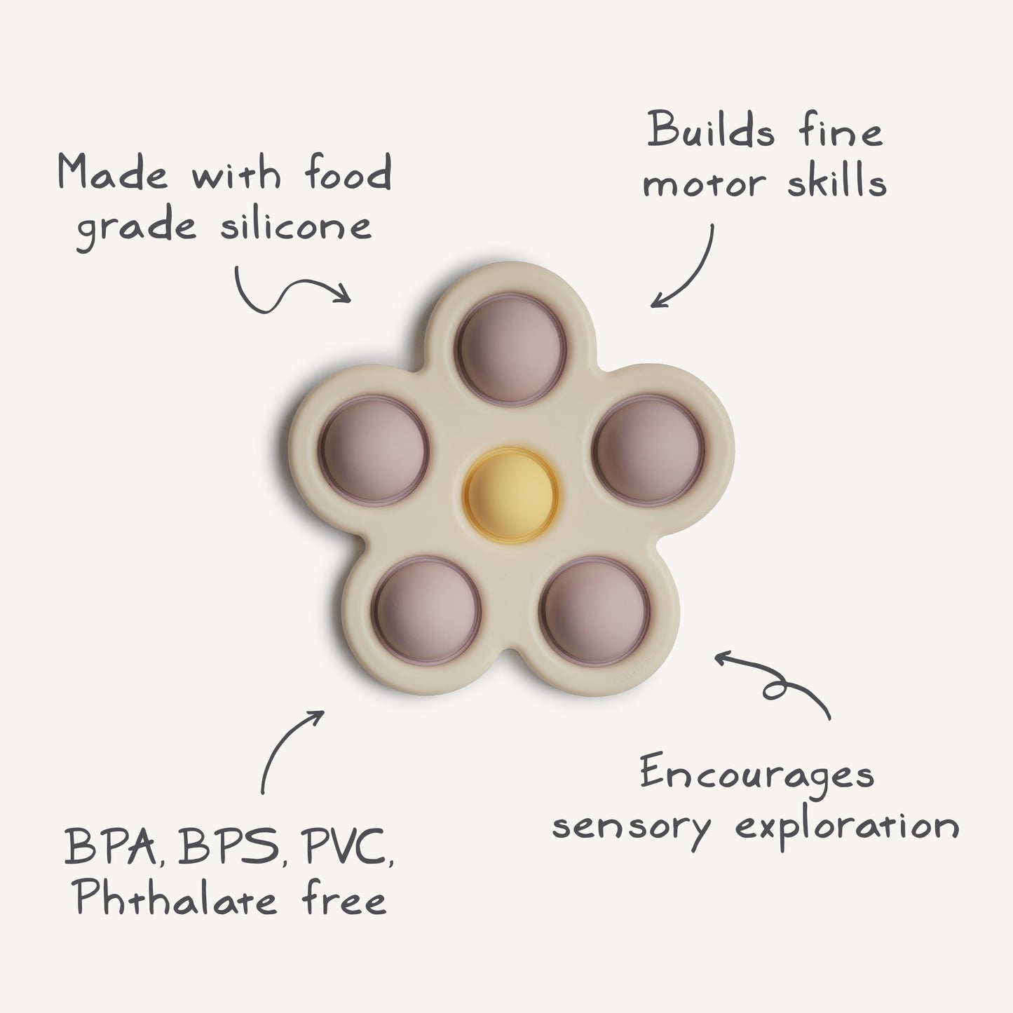 Flower Press Toy - Chickadees Wooden Toys