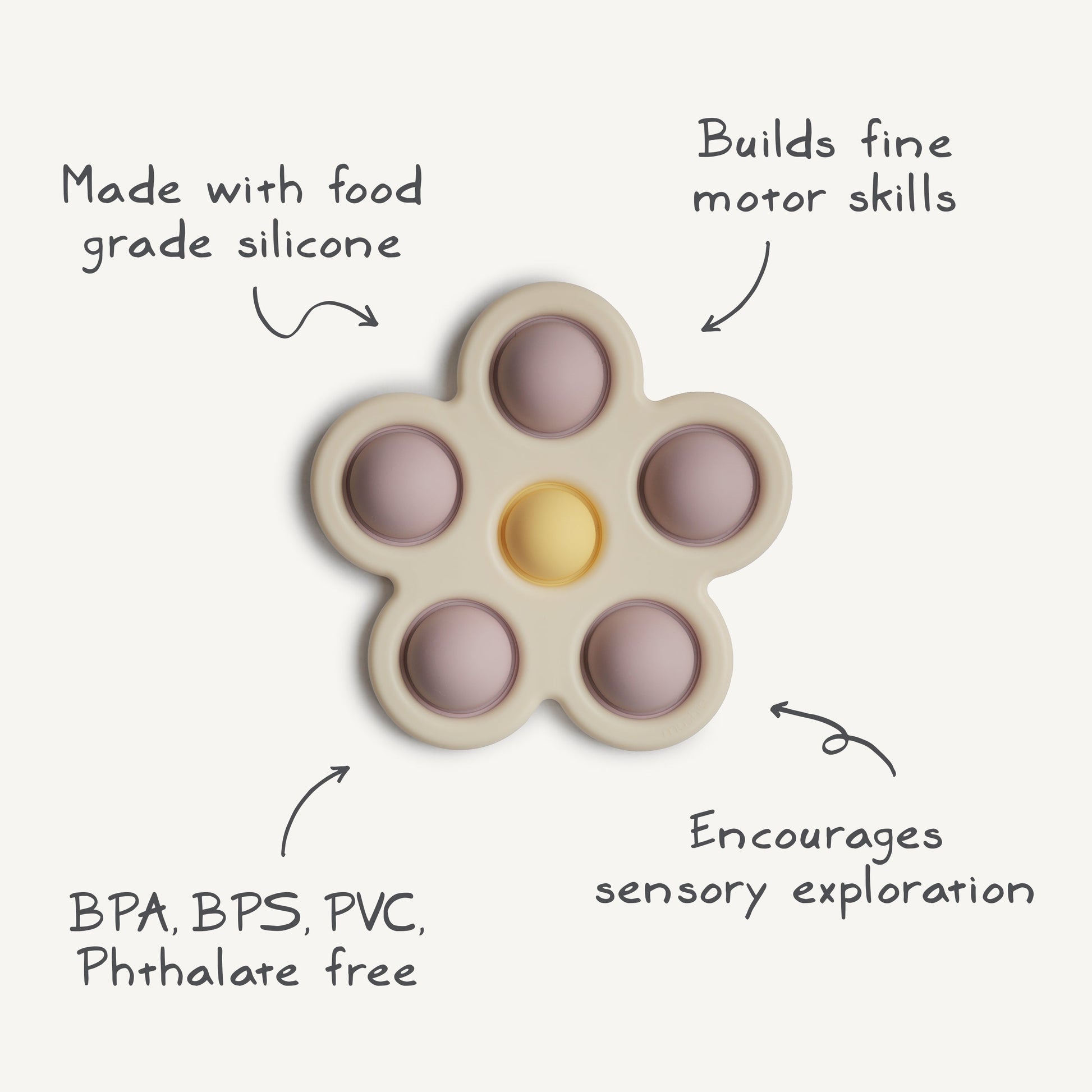Flower Press Toy - Chickadees Wooden Toys