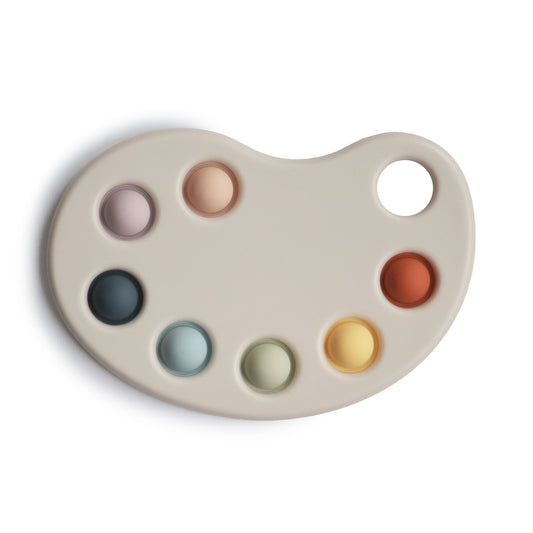 Paint Palette Press Toy - Chickadees Wooden Toys