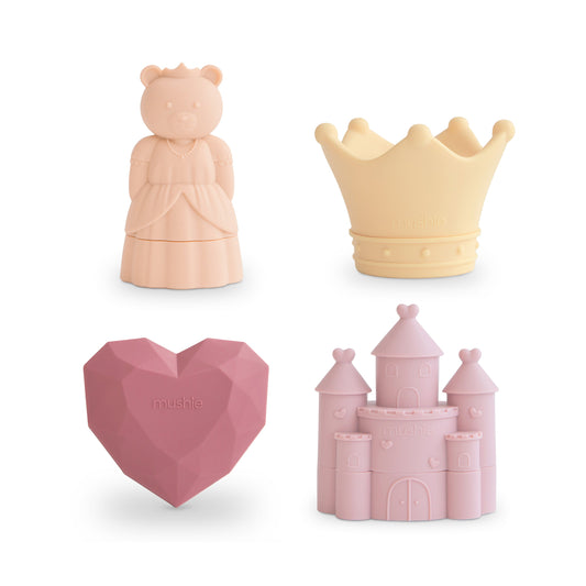 Princess Mold Free Bath Play Set - Chickadees Wooden Toys