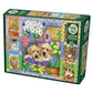 Puppies & Posies 1000 Piece Jigsaw Puzzle Cobble Hill