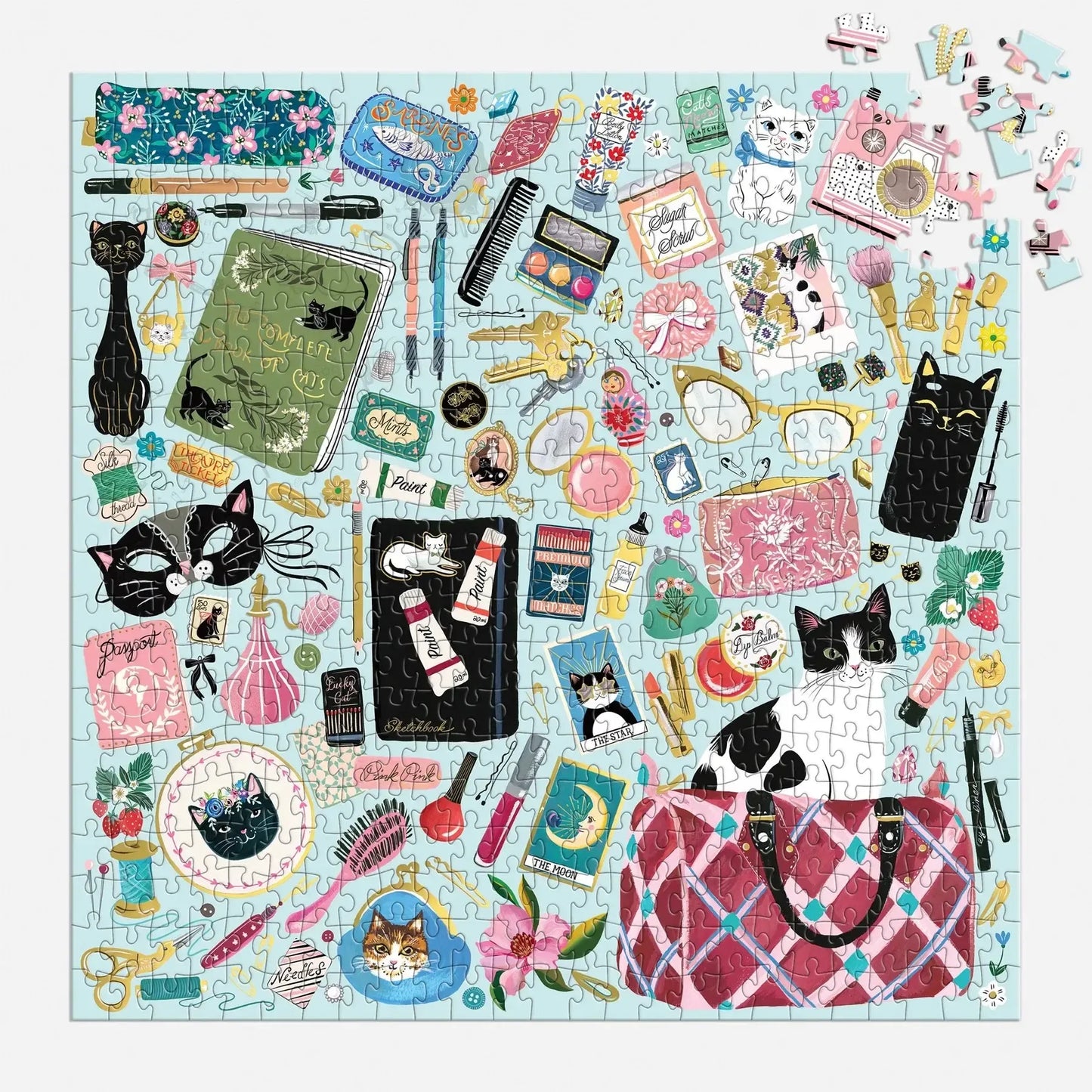 Purrfect Accessories 500 Piece Jigsaw Puzzle Galison