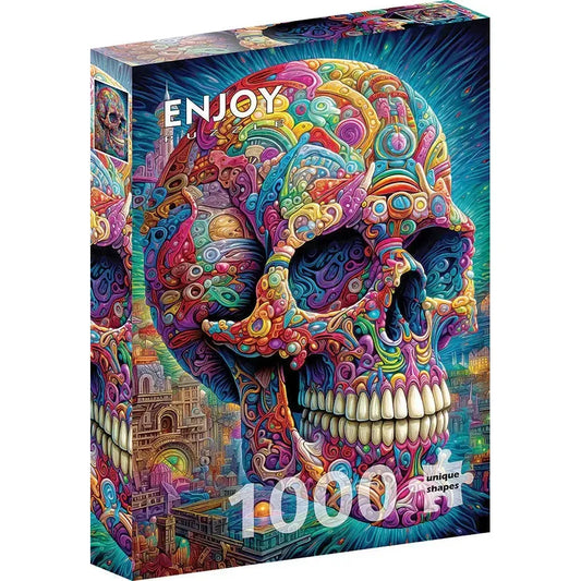 Quirky Skull 1000 Piece Jigsaw Puzzle Enjoy