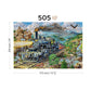 Railway 505 Piece Wood Jigsaw Puzzle Wooden City