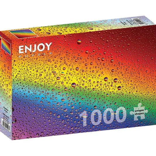 Rainbow Drops 1000 Piece Jigsaw Puzzle Enjoy