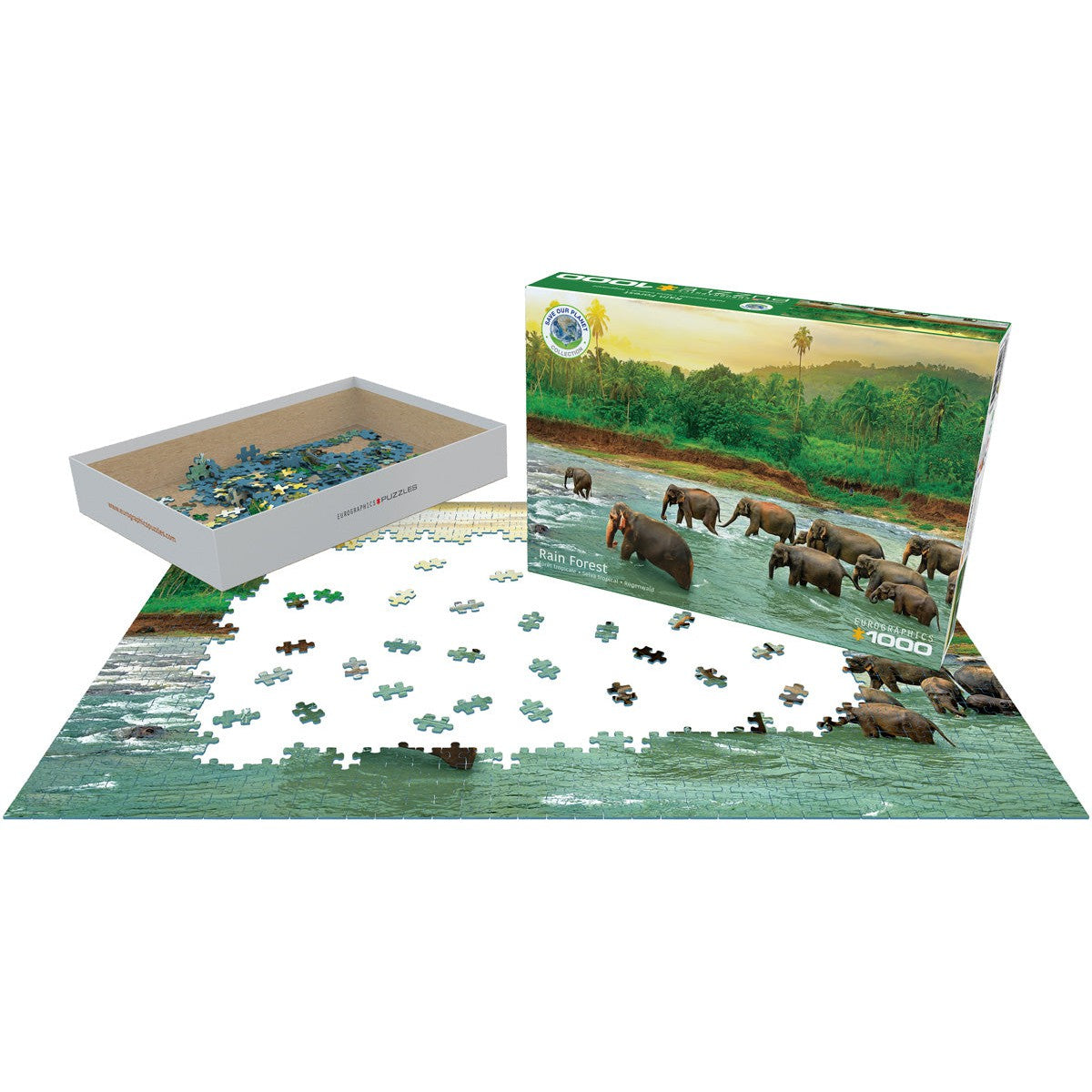 Rainforest 1000 Piece Jigsaw Puzzle Eurographics