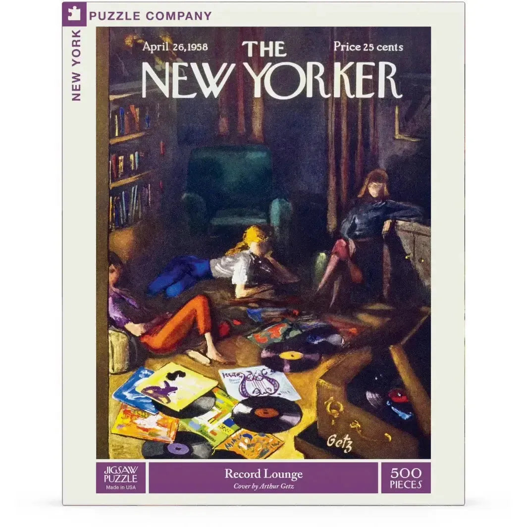 Record Lounge 500 Piece Jigsaw Puzzle NYPC