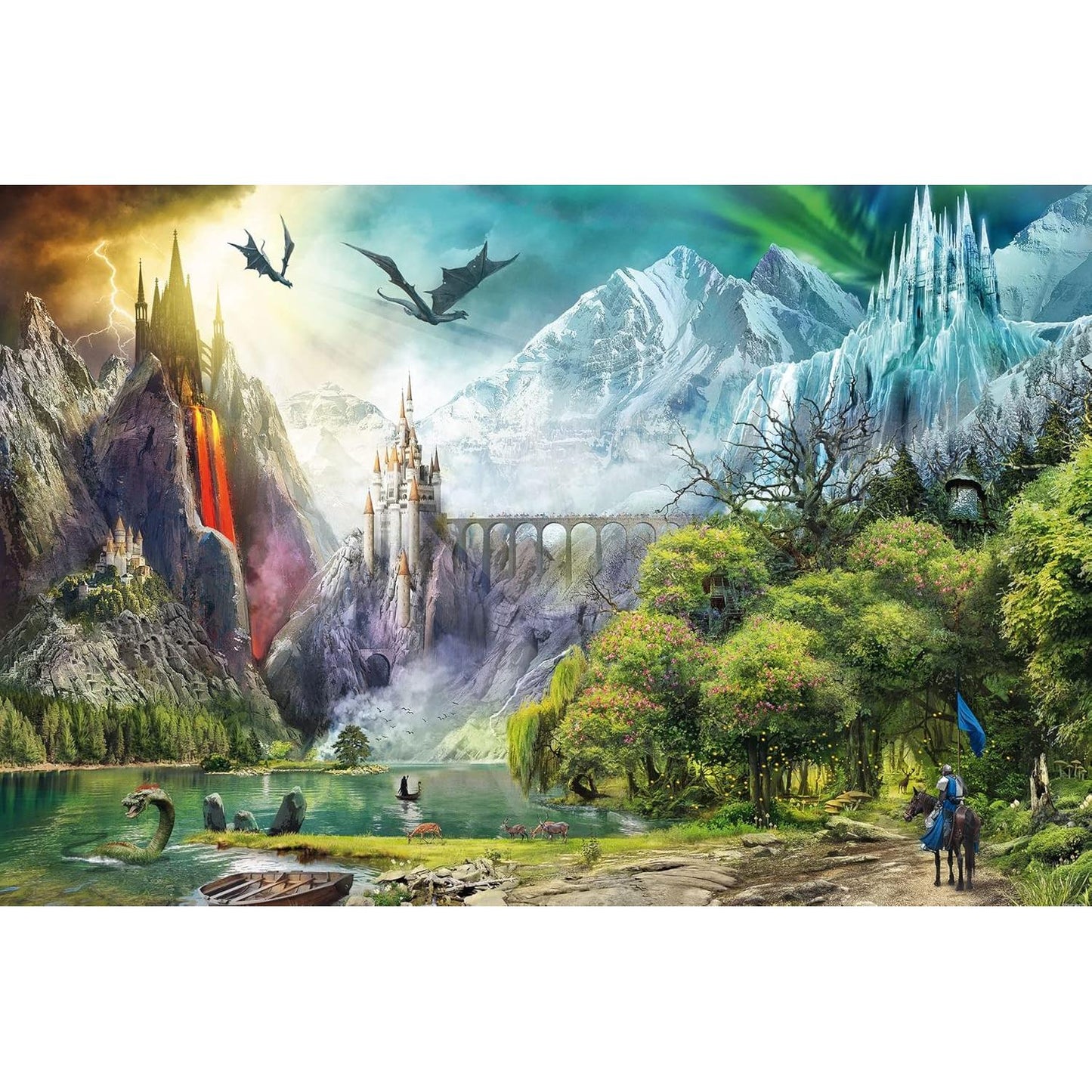Reign of Dragons 3000 Piece Jigsaw Puzzle Ravensburger