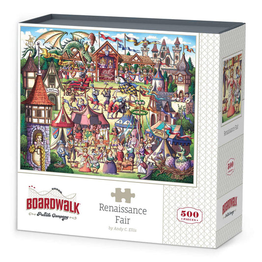 Renaissance Fair 500 Piece Jigsaw Puzzle Boardwalk