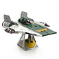 Resistance A-Wing Fighter Star Wars 3D Steel Model Kit Metal Earth