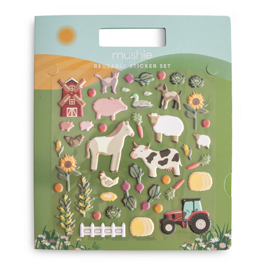 Reusable Farm Sticker Set - Chickadees Wooden Toys