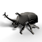 Rhino Beetle 3D Cardboard Model Kit Eugy