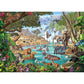 River of Life 350 Piece Family Jigsaw Puzzle Cobble Hill - Chickadees Wooden Toys