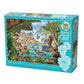 River of Life 350 Piece Family Jigsaw Puzzle Cobble Hill - Chickadees Wooden Toys