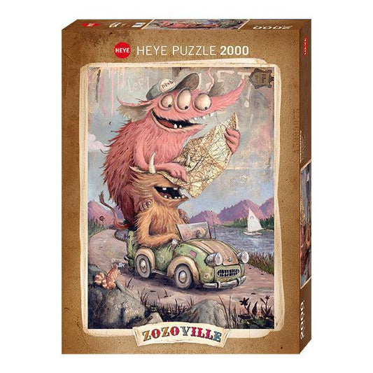 Road Trippin' 2000 Piece Jigsaw Puzzle Heye