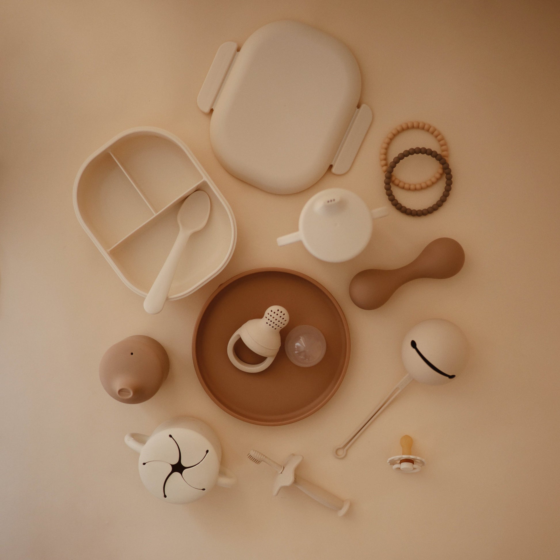 Silicone Baby Rattle Toy - Chickadees Wooden Toys