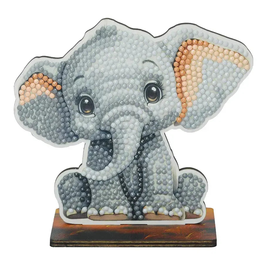 Safari Elephant "Wildlife" Crystal Art Buddies Kit Craft Buddy