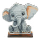Safari Elephant "Wildlife" Crystal Art Buddies Kit Craft Buddy