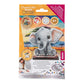 Safari Elephant "Wildlife" Crystal Art Buddies Kit Craft Buddy
