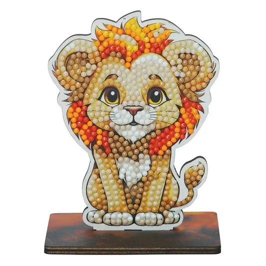 Safari Lion "Wildlife" Crystal Art Buddies Kit Craft Buddy
