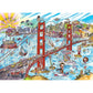 San Francisco Doodle Town 1000 Piece Jigsaw Puzzle Cobble Hill