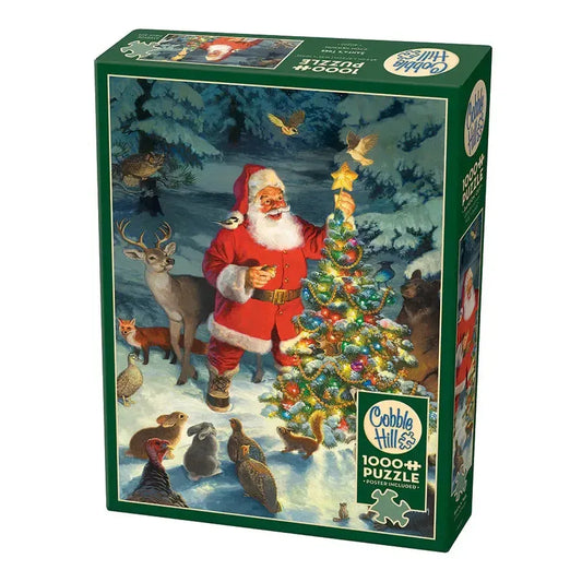 Santa's Tree 1000 Piece Jigsaw Puzzle Cobble Hill