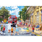 School Days Set of 4 500 Piece Jigsaw Puzzles Gibsons