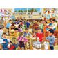 School Days Set of 4 500 Piece Jigsaw Puzzles Gibsons
