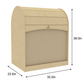 Nambar Montessori Reading Nook & Cozy Play Hideaway