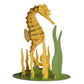 Seahorse 3D Cardboard Model Kit Fridolin