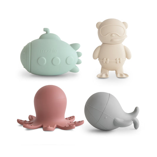Mold Free Bath Play Set - Chickadees Wooden Toys