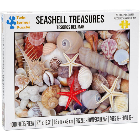 Seashell Treasures 1000 Piece Jigsaw Puzzle Twin Spring