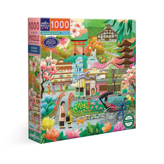 Seasons in Kyoto 1000 Piece Jigsaw Puzzle eeBoo