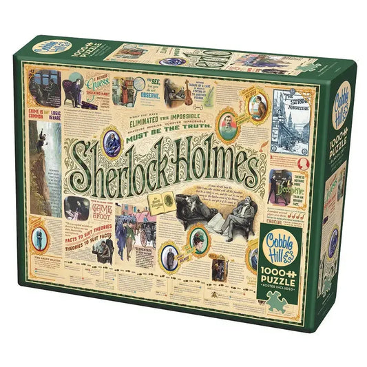 Sherlock Holmes 1000 Piece Jigsaw Puzzle Cobble Hill