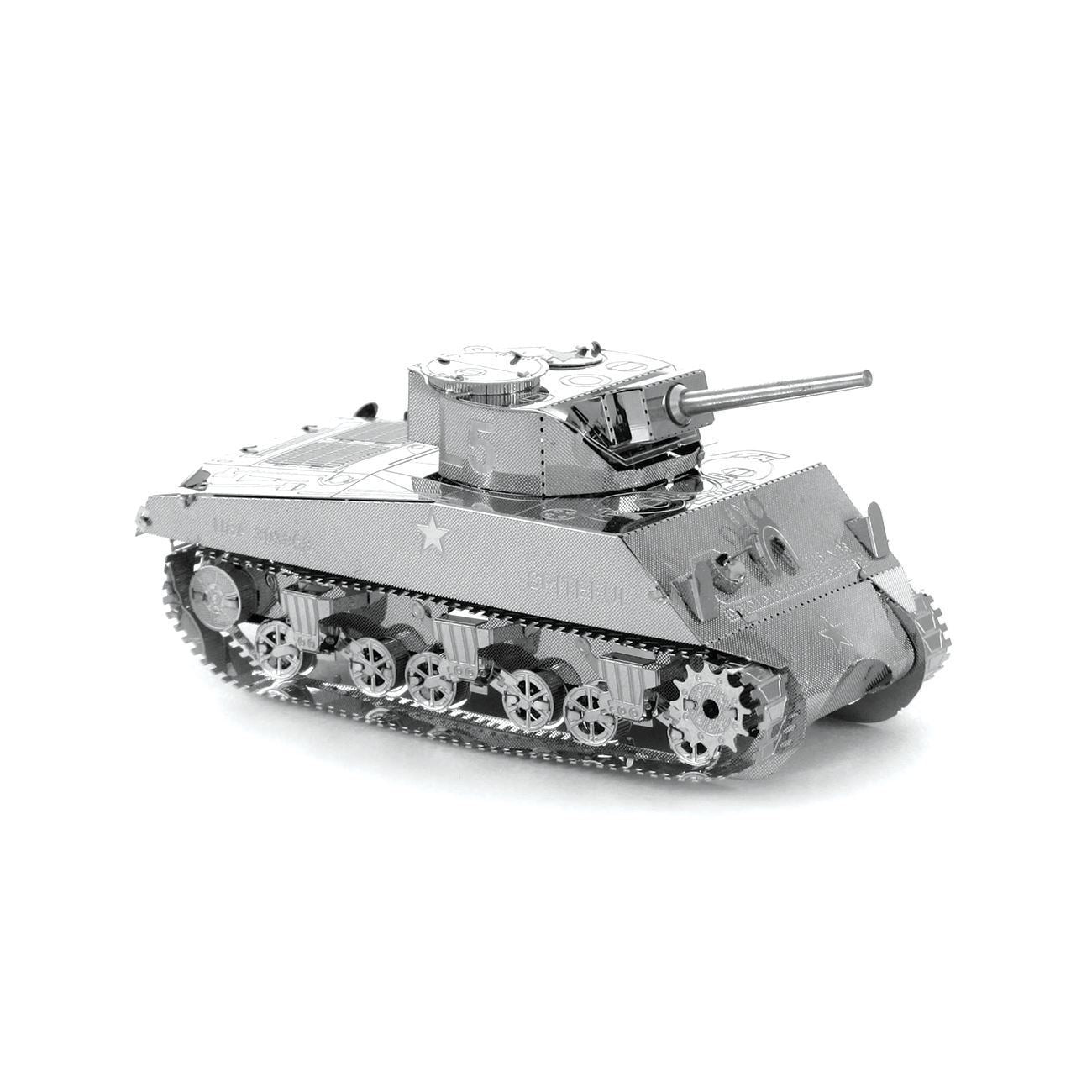 Sherman Tank 3D Steel Model Kit Metal Earth