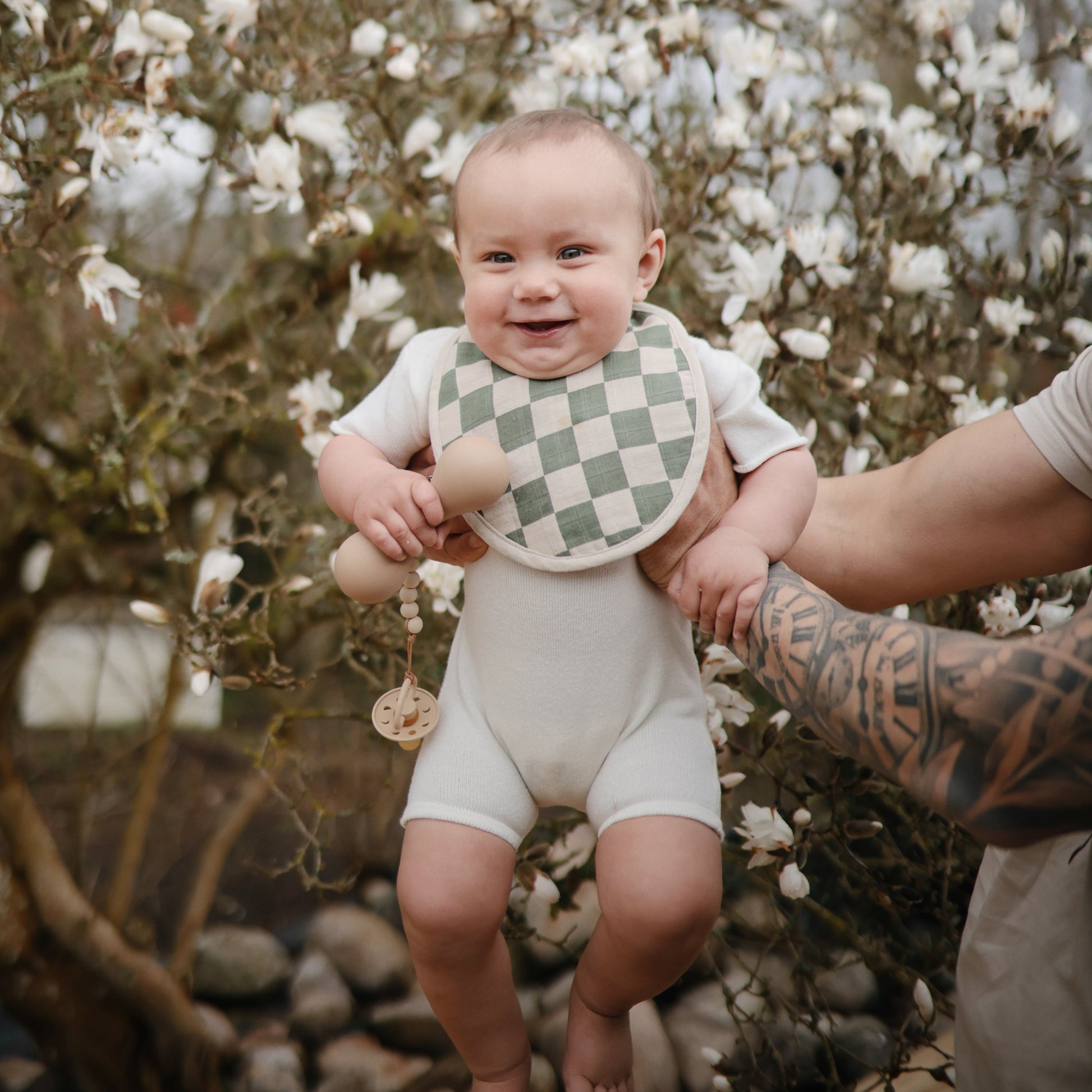 Silicone Baby Rattle Toy - Chickadees Wooden Toys