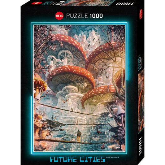 Shroomland Future Cities 1000 Piece Jigsaw Puzzle Heye