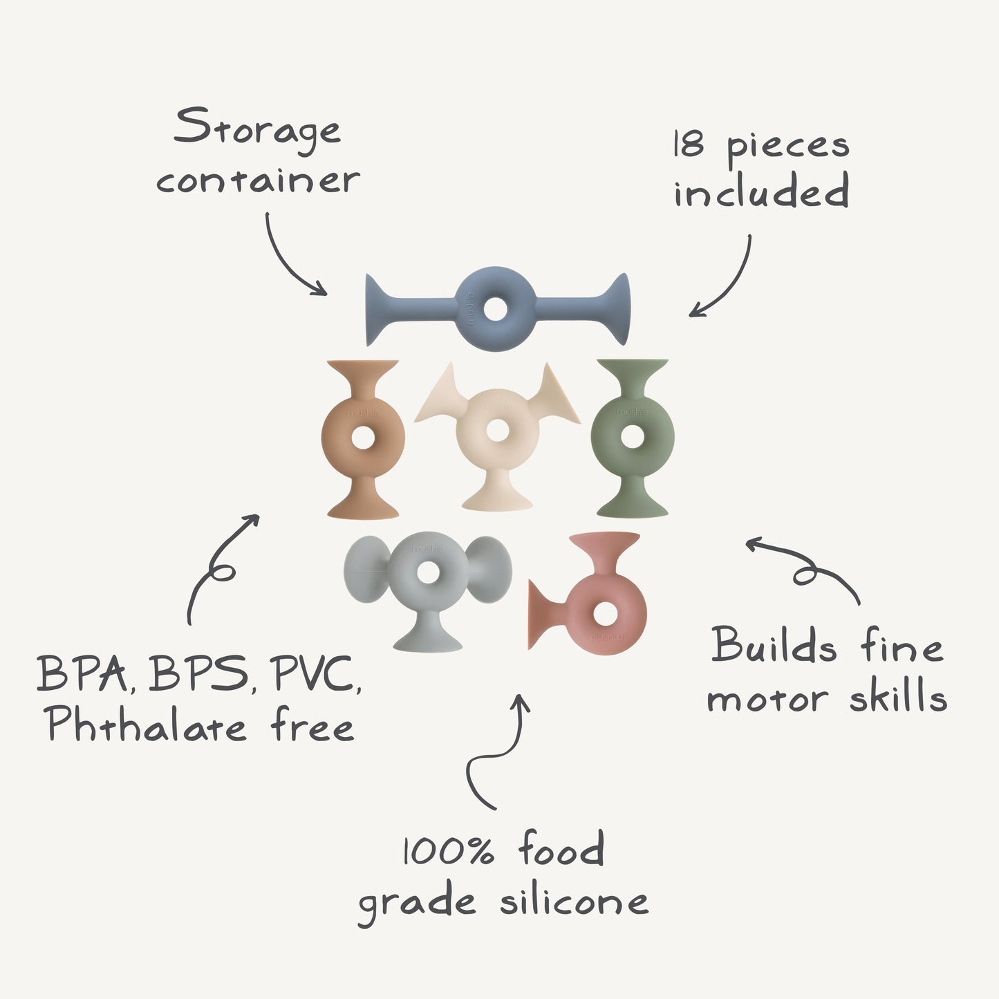 Donut Silicone Suction Builders