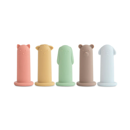 Silicone Animal Finger Puppets - Chickadees Wooden Toys