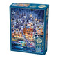 Ski Town 500 Piece Jigsaw Puzzle Cobble Hill