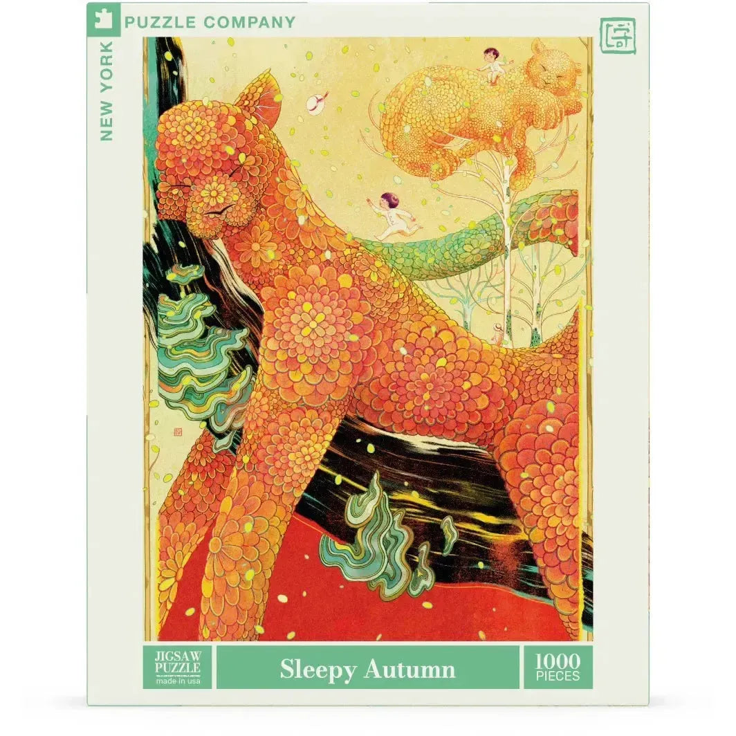 Sleepy Autumn 500 Piece Jigsaw Puzzle NYPC