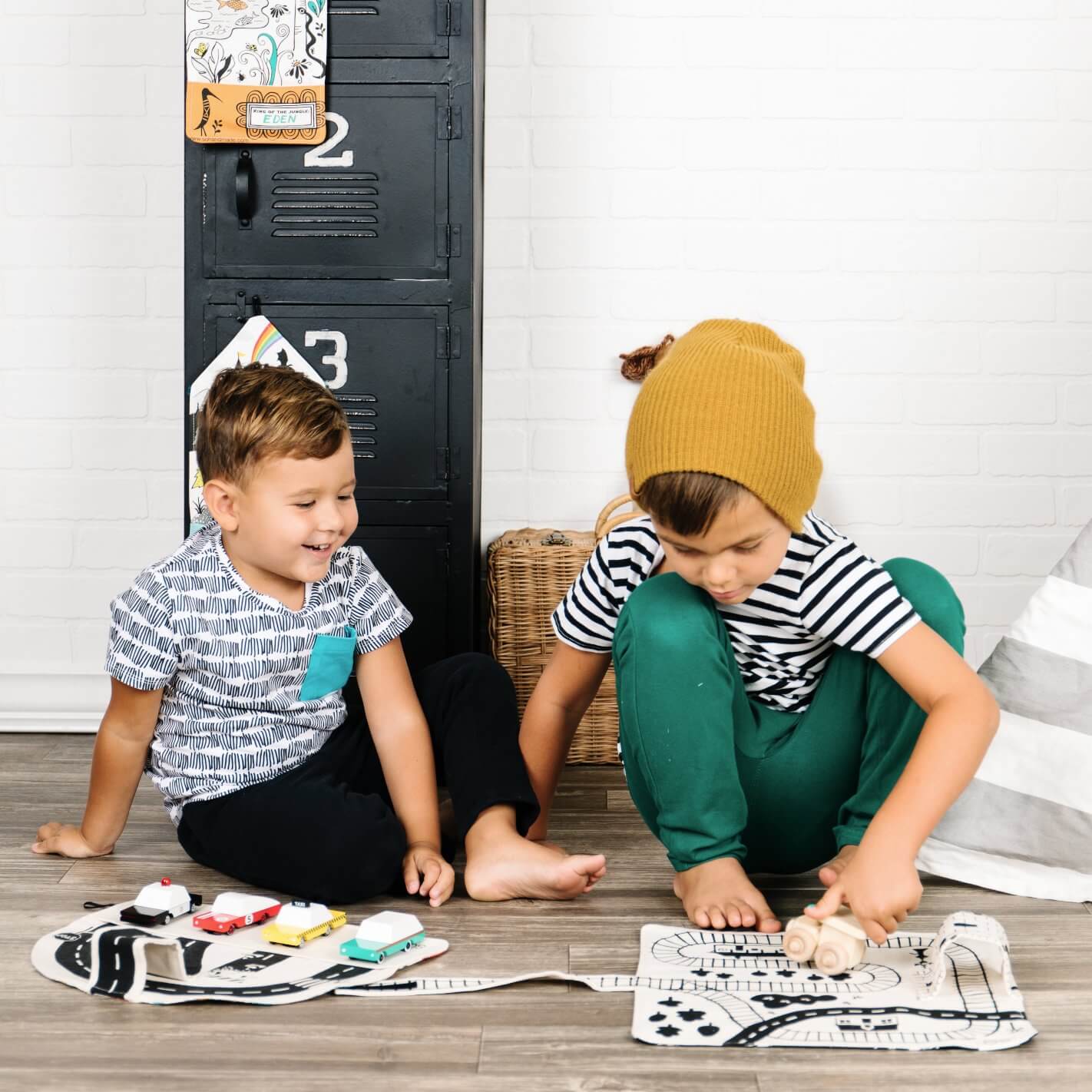 Train Play Mat for Toddlers – Portable Tracks for Travel - Chickadees Wooden Toys