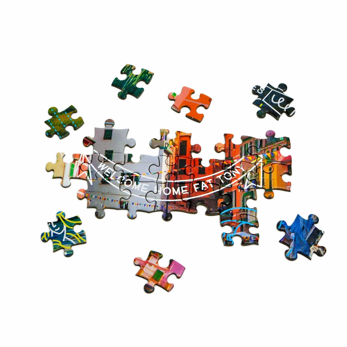 Spring Break at Cinque Terre 1000 Piece Jigsaw Puzzle Fred