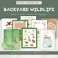 Backyard Wildlife Activity Bundle - Digital Download - Chickadees Wooden Toys