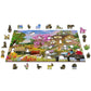 Springtime Cottage 505 Piece Wood Jigsaw Puzzle Wooden City