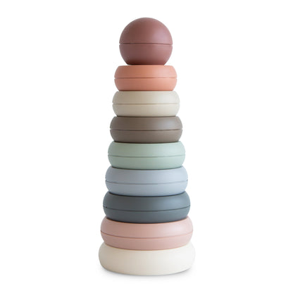 Stacking Rings Toy - Chickadees Wooden Toys