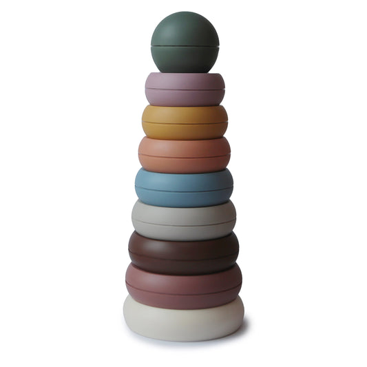 Stacking Rings Toy - Chickadees Wooden Toys